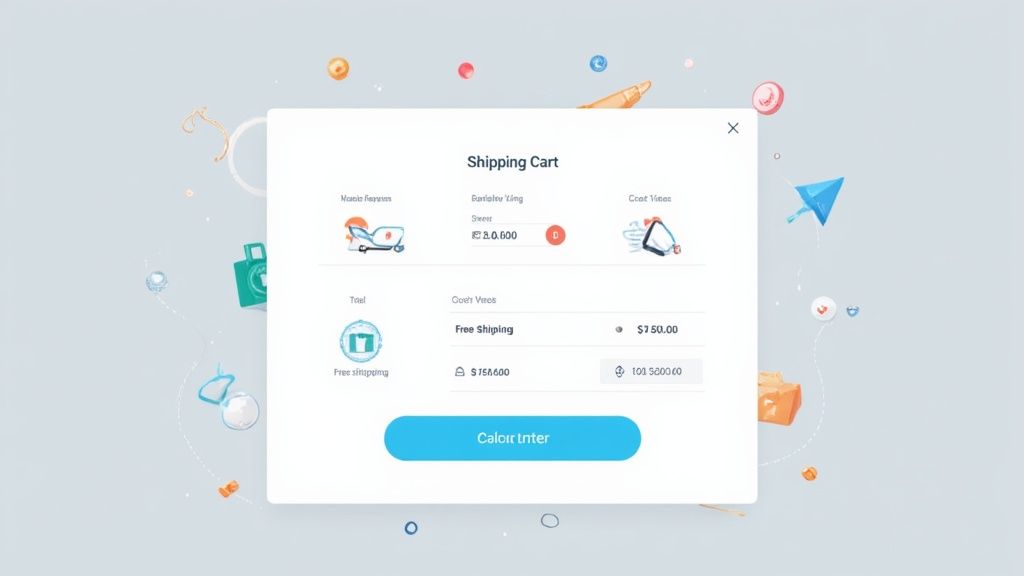 A customer looks at their phone with a thoughtful expression while shopping online.