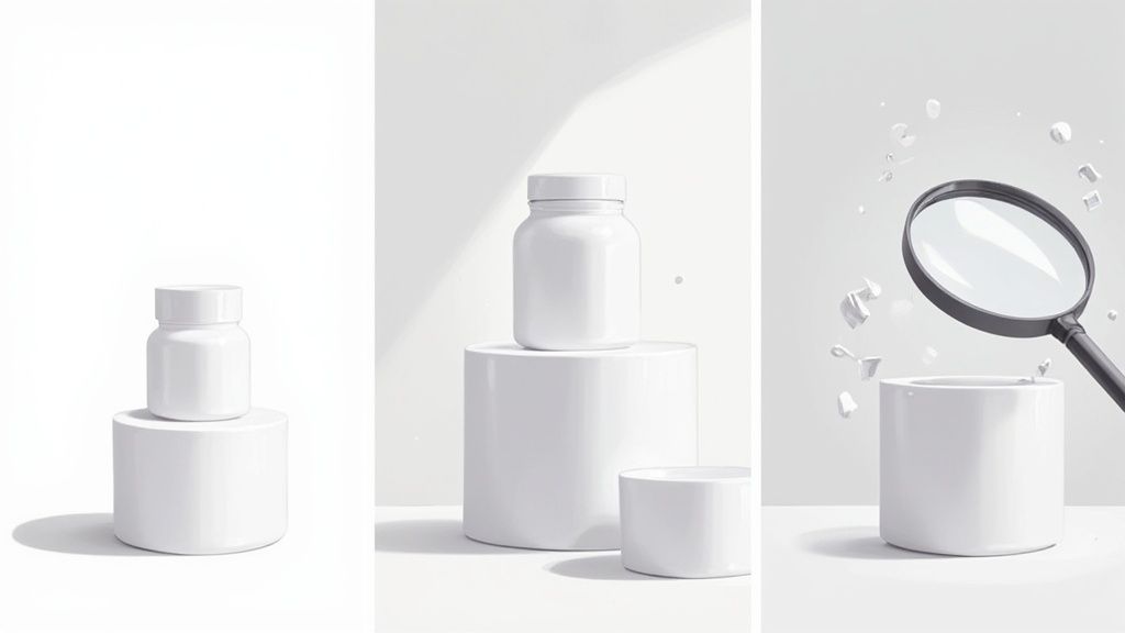 A professional product photoshoot in a studio setting, showcasing the importance of high-quality visuals.