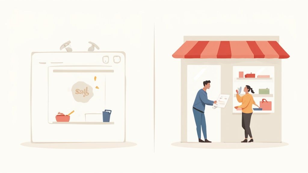 Screenshot from https://www.shopify.com/online-store-screenshot