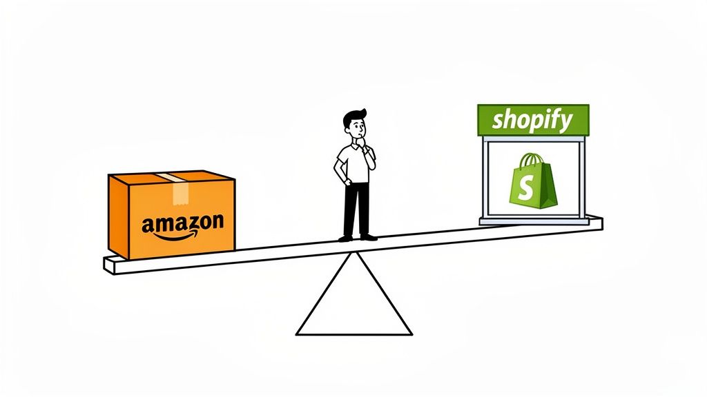 Amazon vs Shopify: The Definitive eCommerce Platform Guide