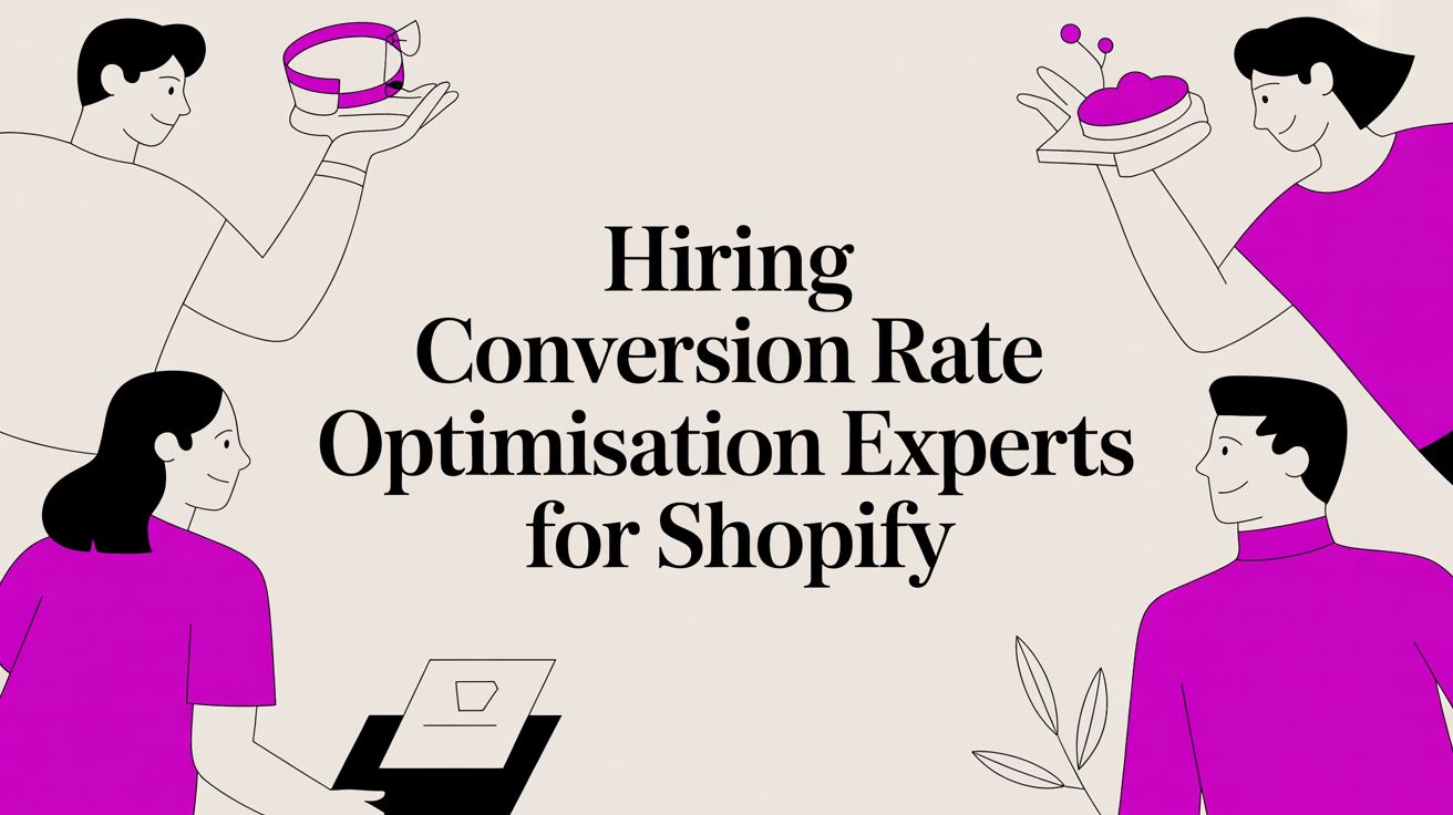 Hiring Conversion Rate Optimisation Experts for Shopify