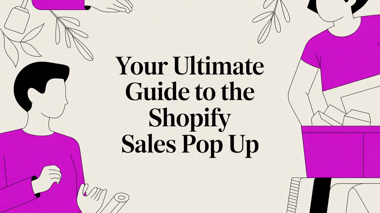 Your Ultimate Guide to the Shopify Sales Pop Up