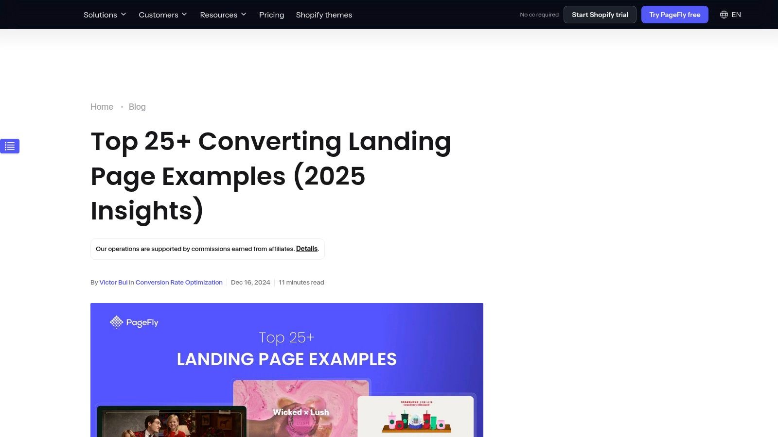 PageFly (Top 25+ Converting Landing Page Examples)