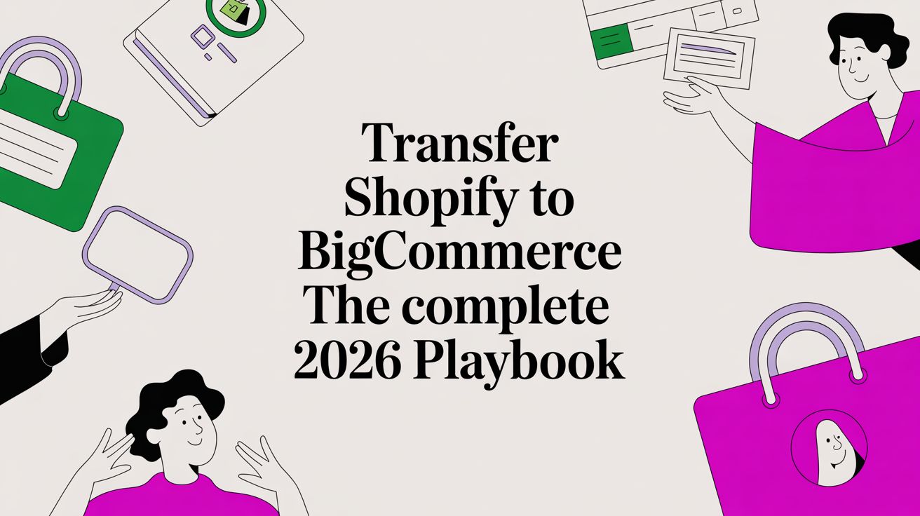 Transfer Shopify to BigCommerce The Complete 2026 Playbook