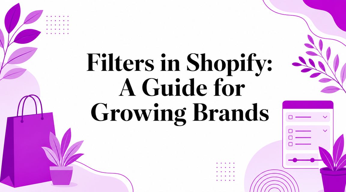 Filters in Shopify: A Guide for Growing Brands