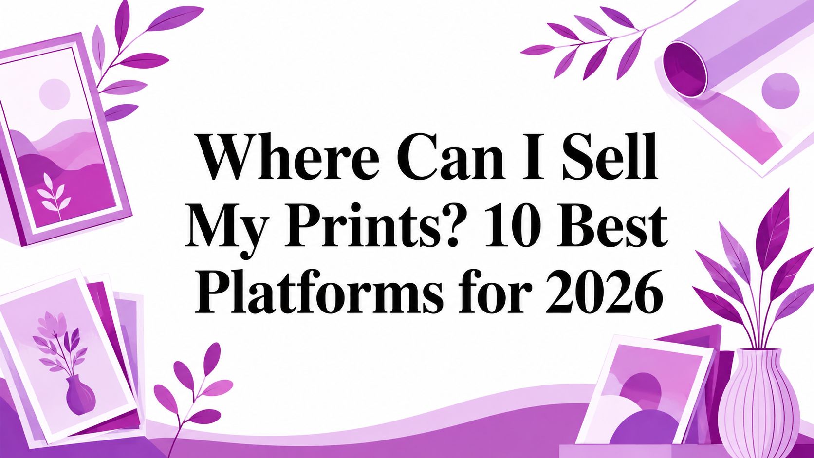 Where Can I Sell My Prints? 10 Best Platforms for 2026