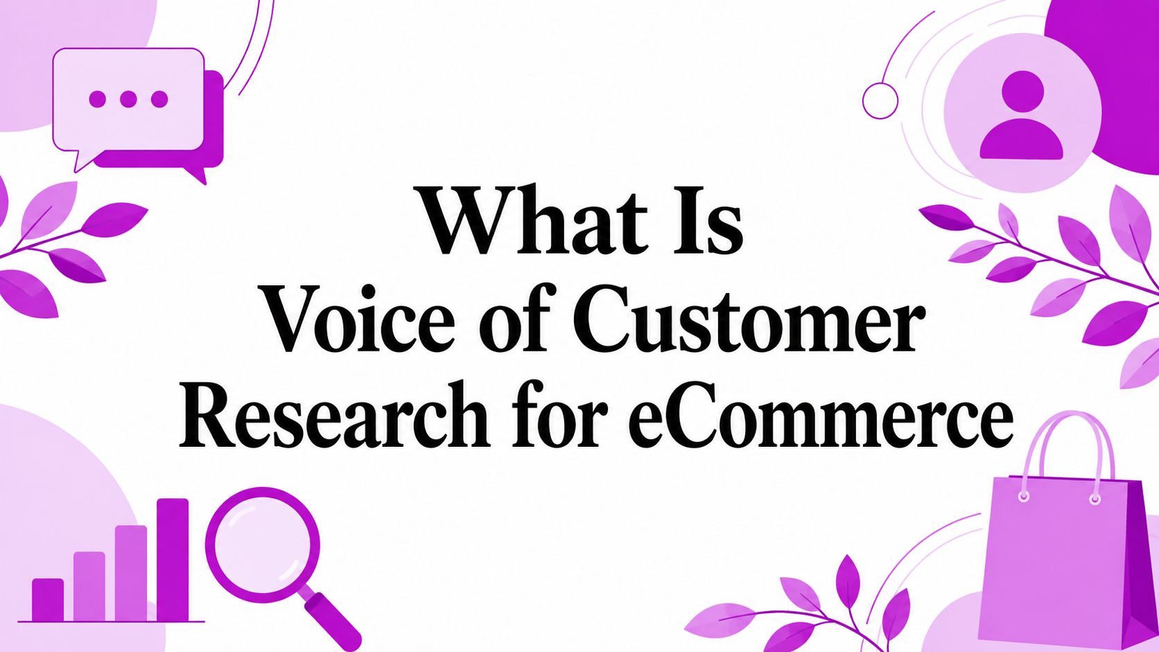 What Is Voice of Customer Research for eCommerce