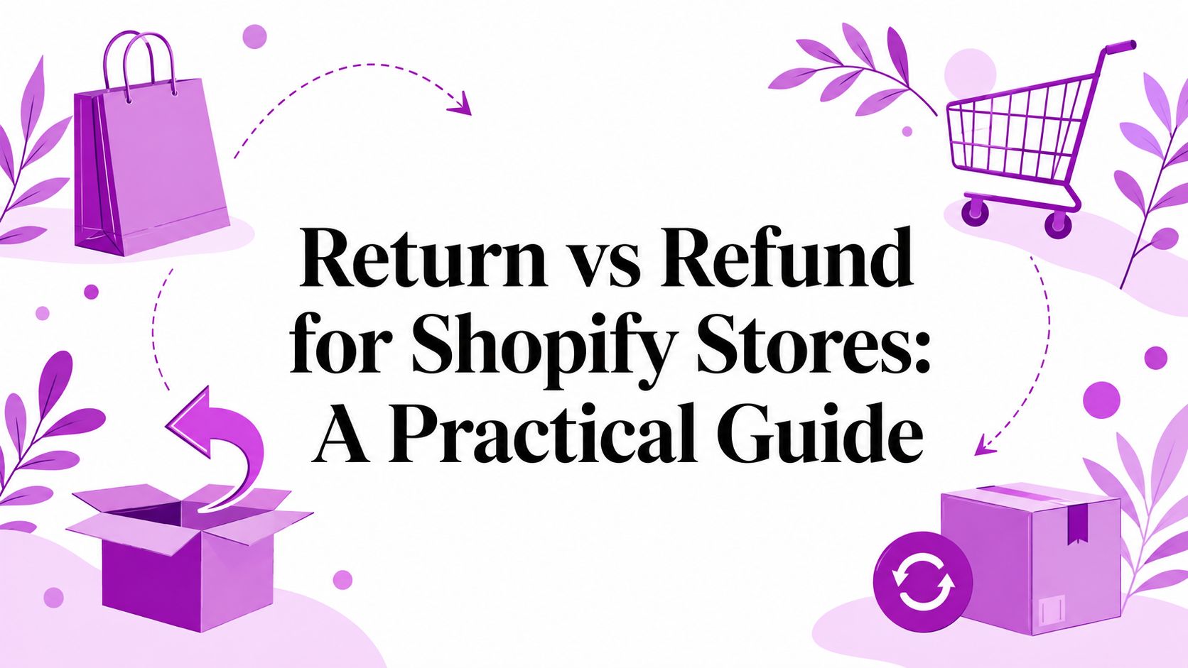 Return vs Refund for Shopify Stores: A Practical Guide