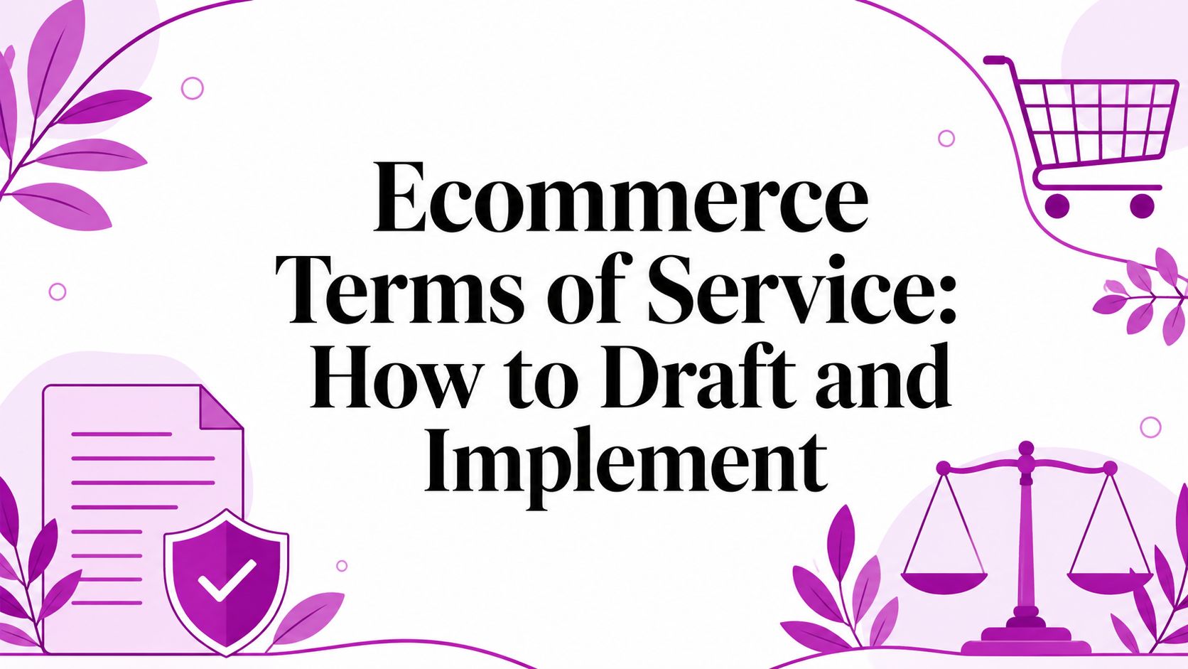 Ecommerce Terms of Service: How to Draft and Implement