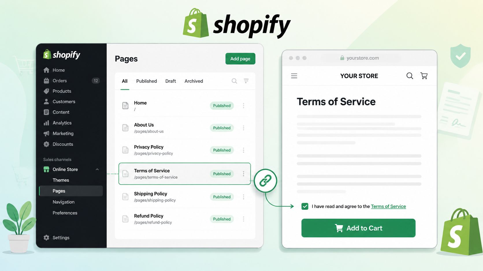 Screenshot from https://cdn.shopify.com/shopifycloud/help/assets/checkout-settings-terms.png
