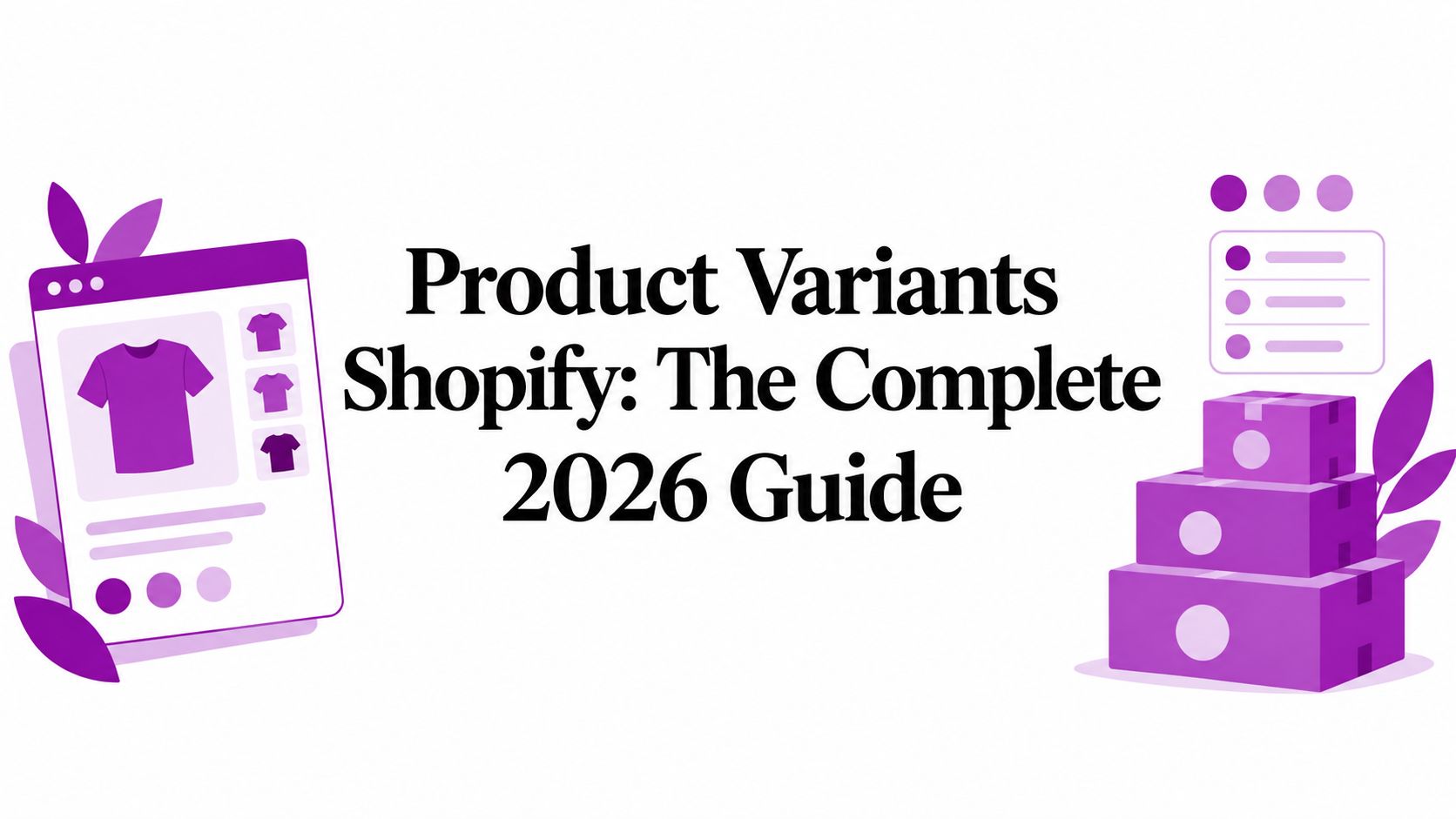 Product Variants Shopify: The Complete 2026 Guide