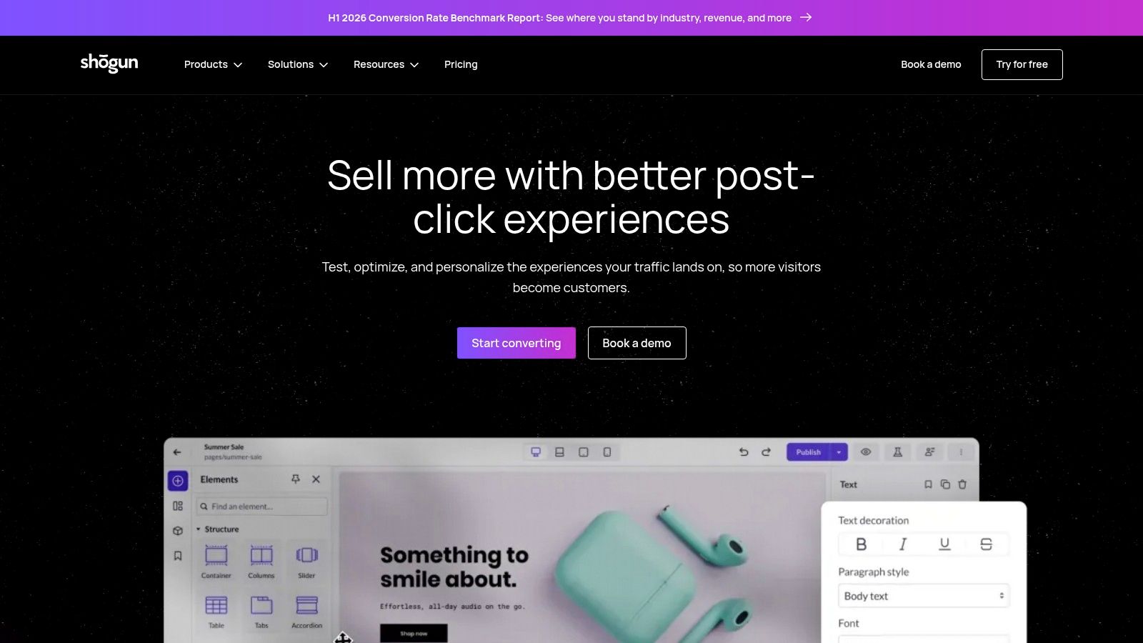 Shogun Page Builder for Shopify