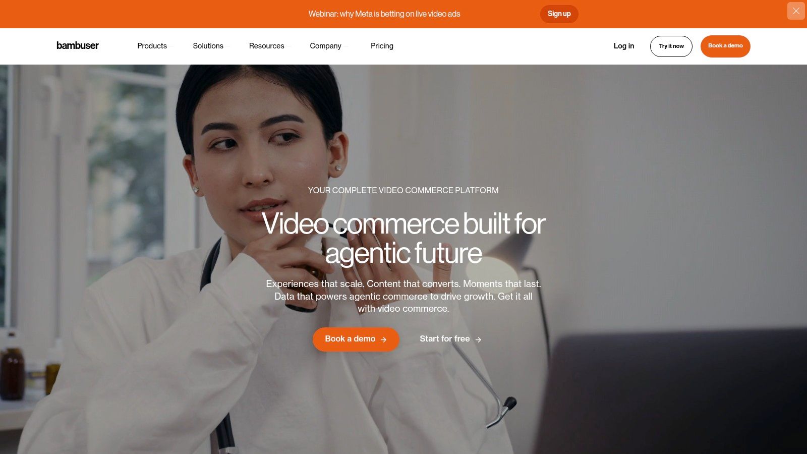 Bambuser Video Commerce