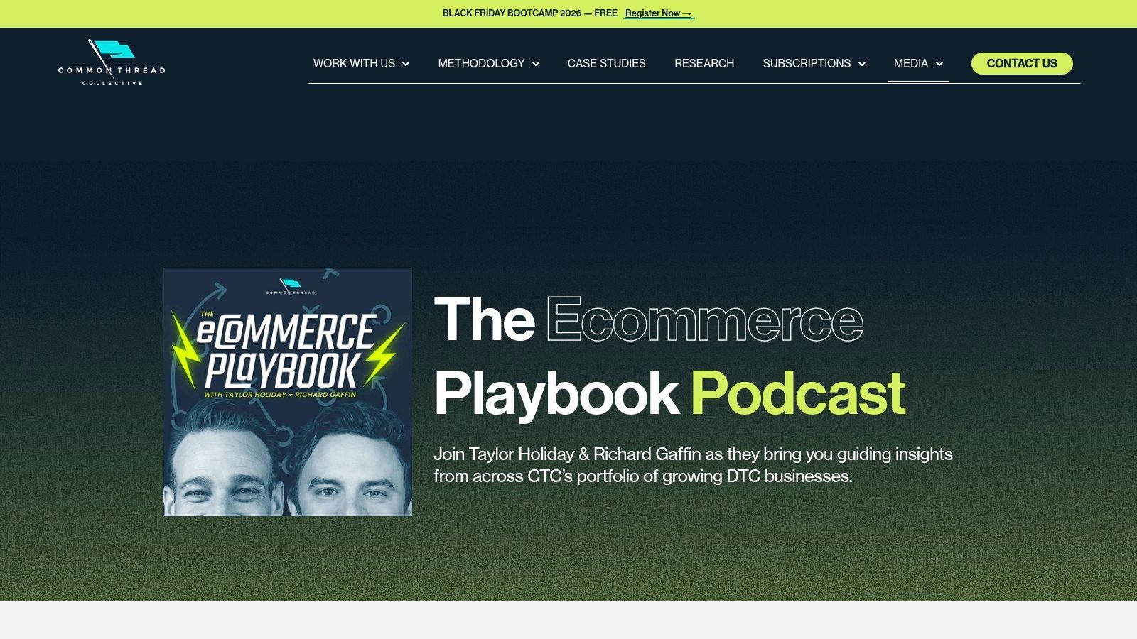 The Ecommerce Playbook