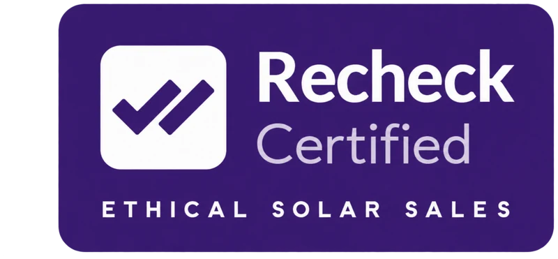 Recheck Certified — Ethical Solar Sales