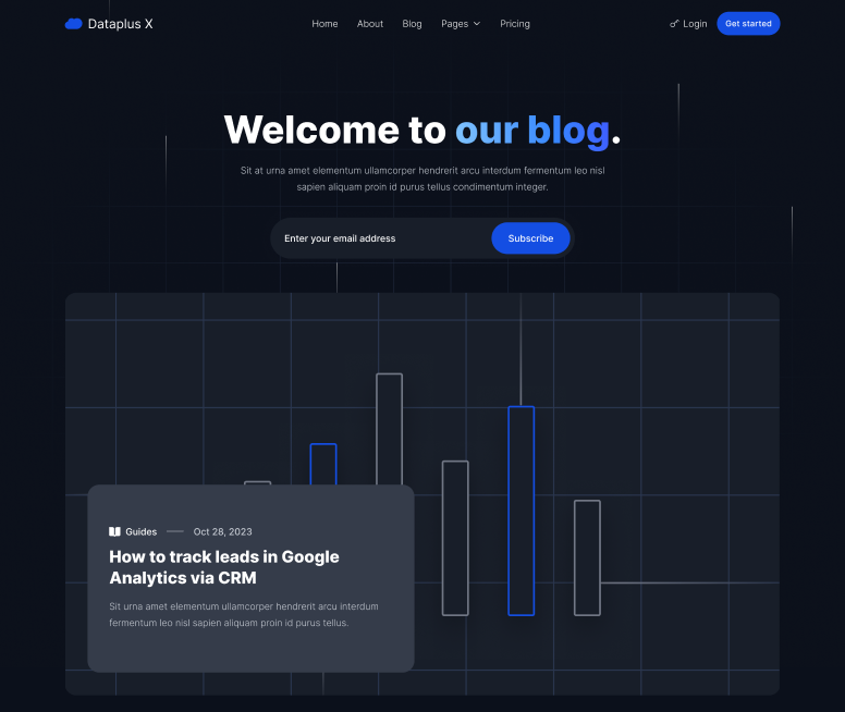 Blog V3 - Dataplus X Webflow Template