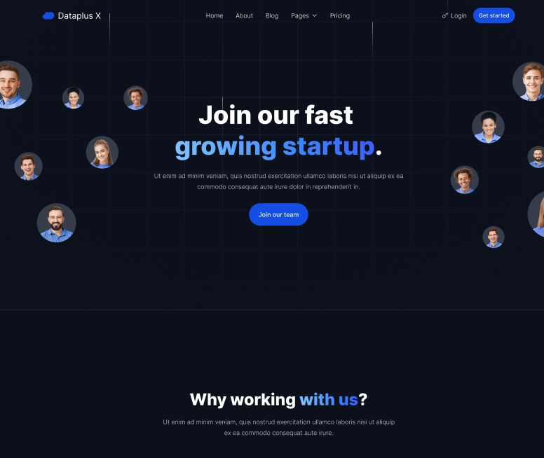 Careers - Dataplus X Webflow Template