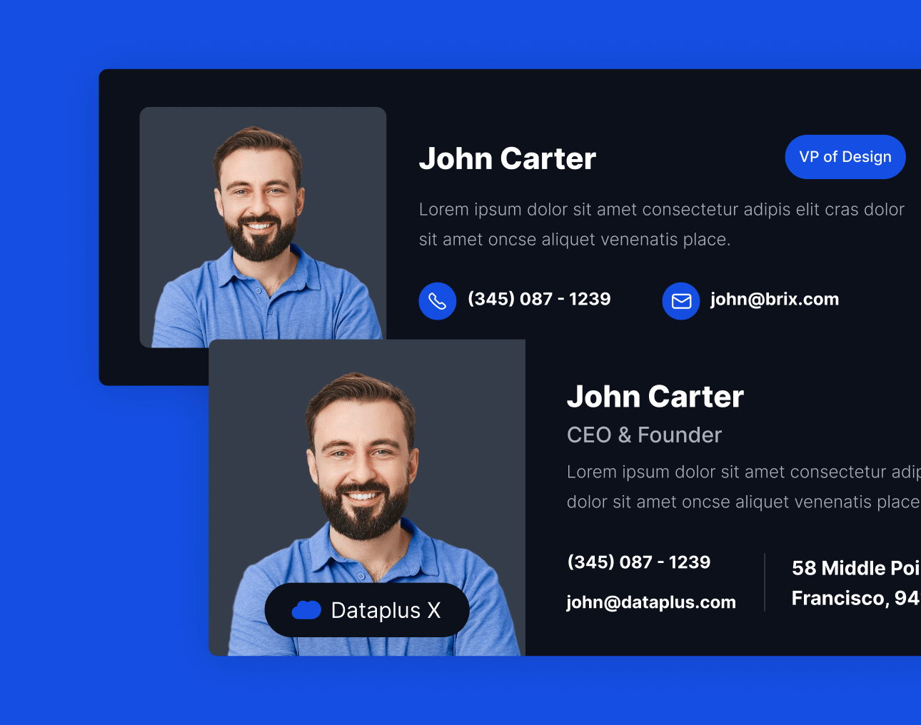 Email Signature - Dataplus X Webflow Template