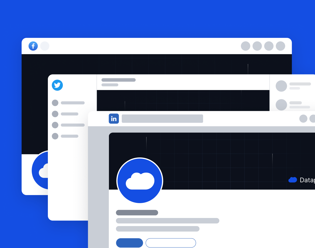 Social Media Assets - Dataplus X Webflow Template