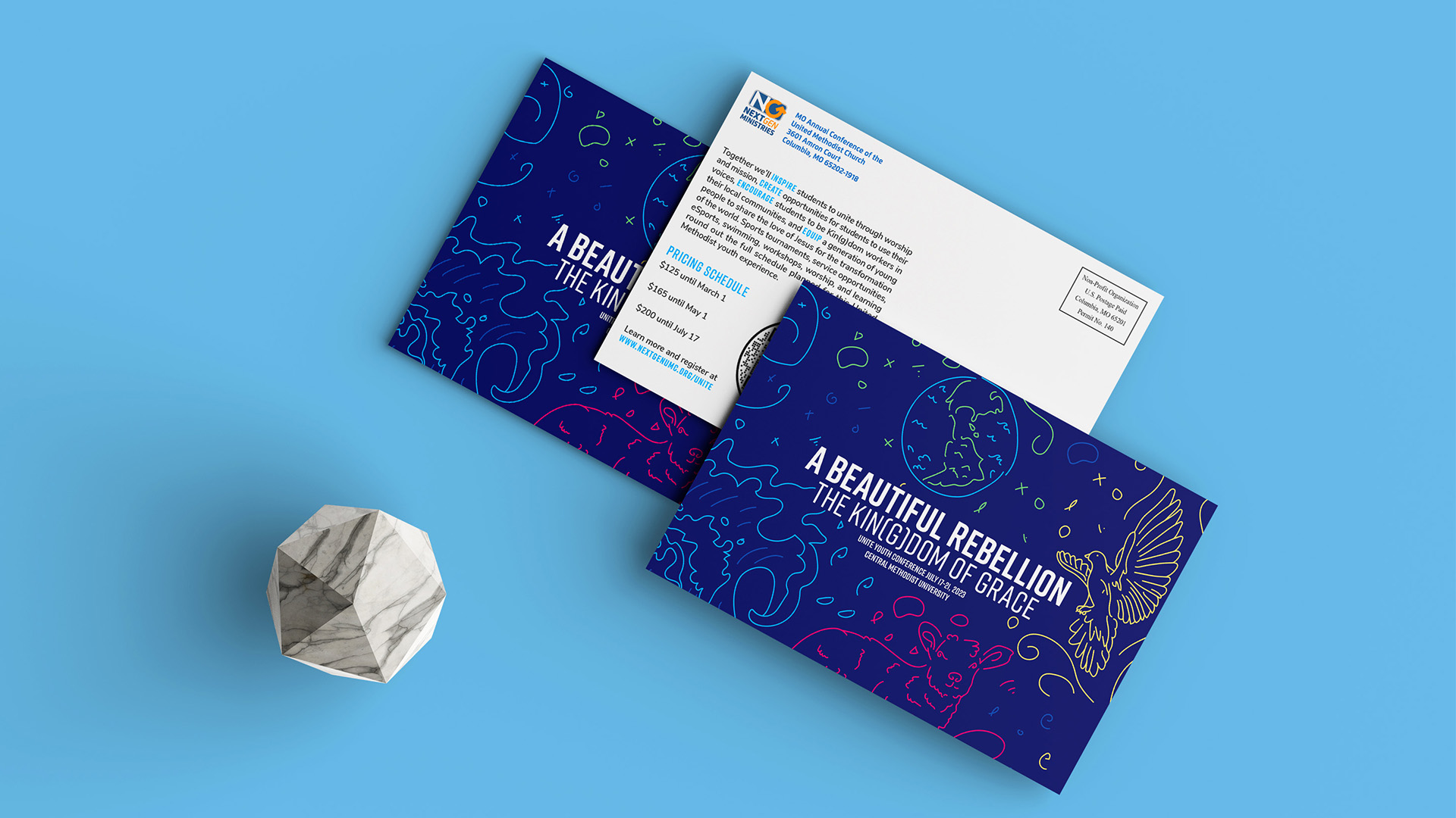 Postcards for United Methodist Church Event