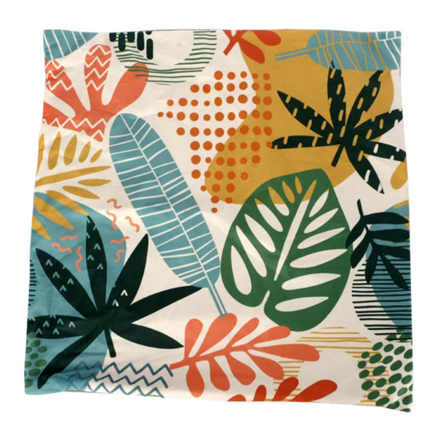 Cotton fabric decorative pillow cover