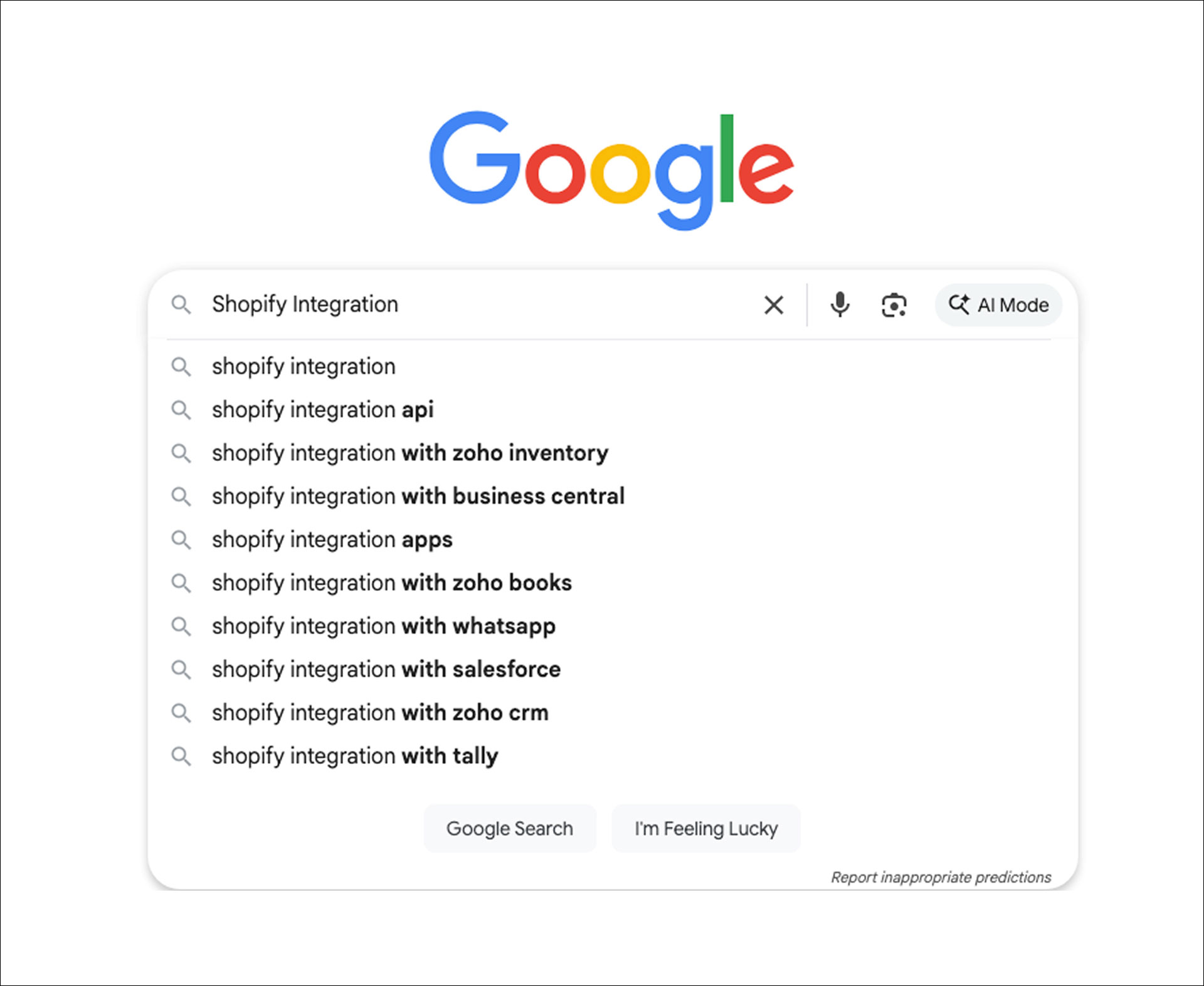 Google search