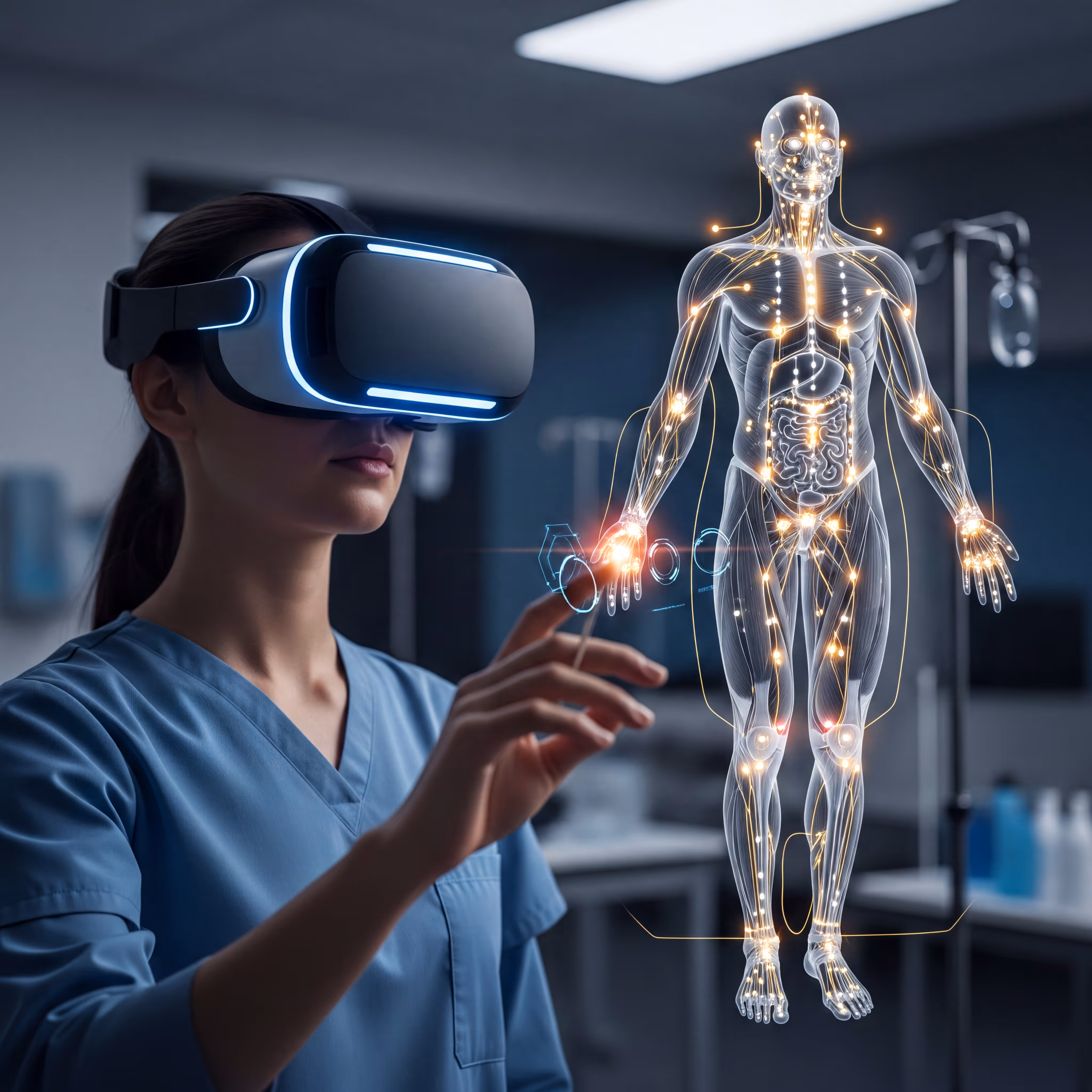 Traditional acupuncture education faces a critical challenge: students must learn to locate invisible acupoints and meridians using only 2D textbooks and static models. AcuMap, developed by Medical Augmented Intelligence (MAI), solves this by utilizing Virtual Reality (VR) and Mixed Reality (MR) to make the invisible visible.