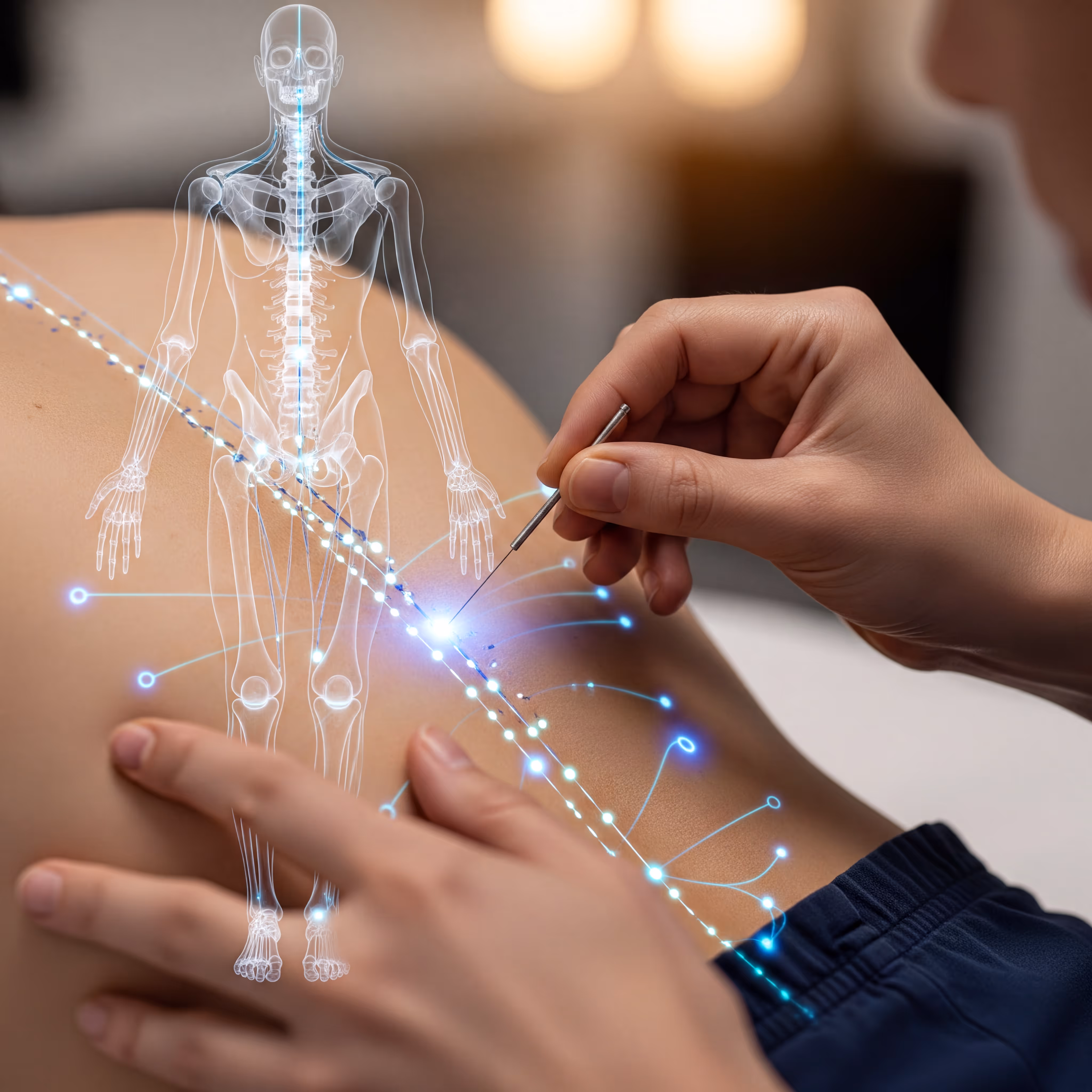 Traditional acupuncture education relies on 2D diagrams and static models that fail to teach safe needle depth and angular precision. AcuMap transforms this training by using Virtual Reality (VR) to turn subjective guesswork into measurable clinical skill.