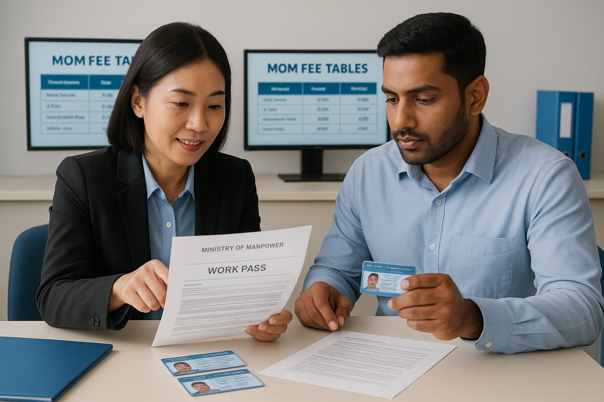 Detailed Breakdown of Singapore Work Permit Costs in 2026