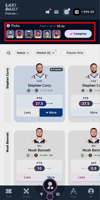 Submit Your Picks