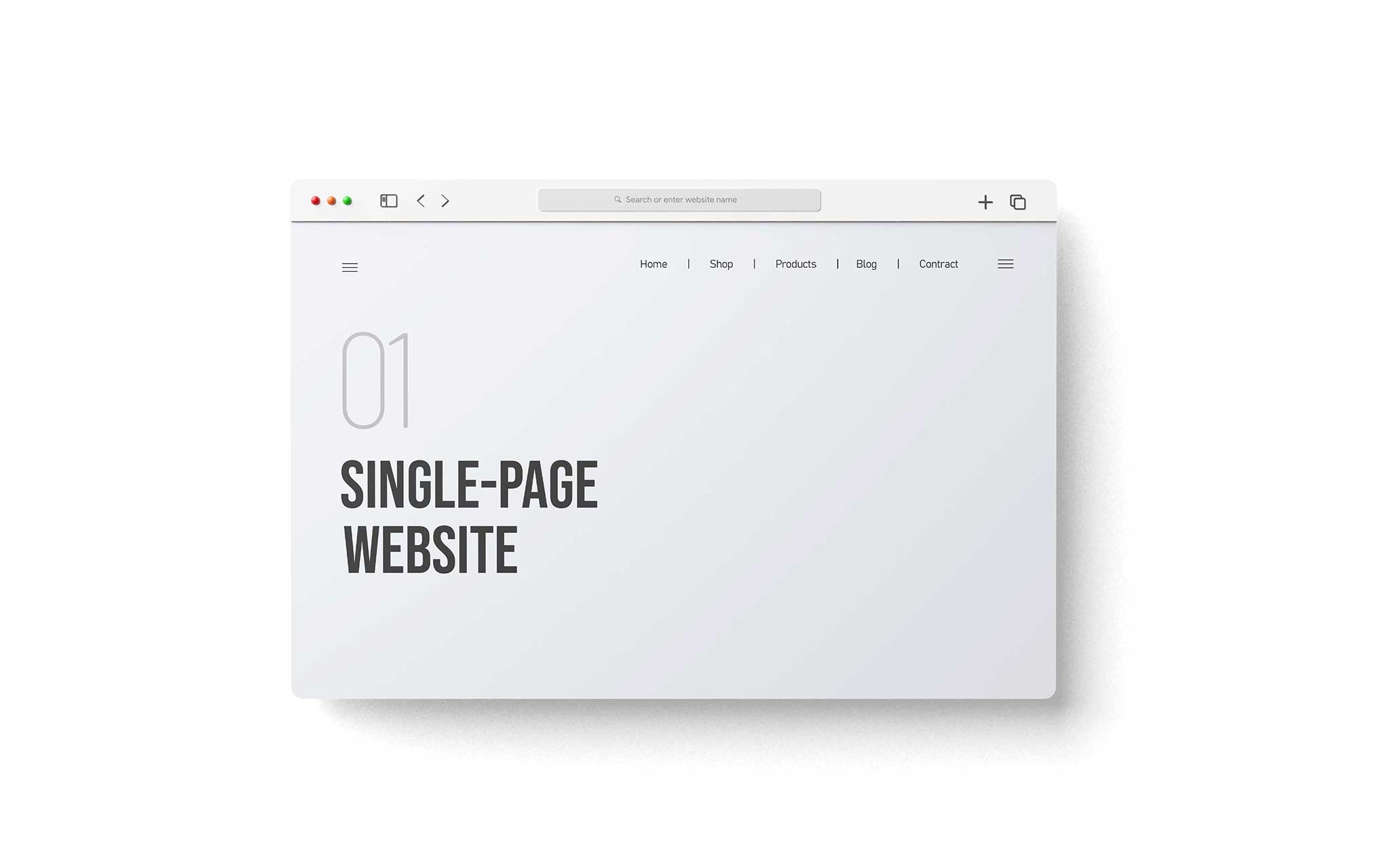 Single-page Website