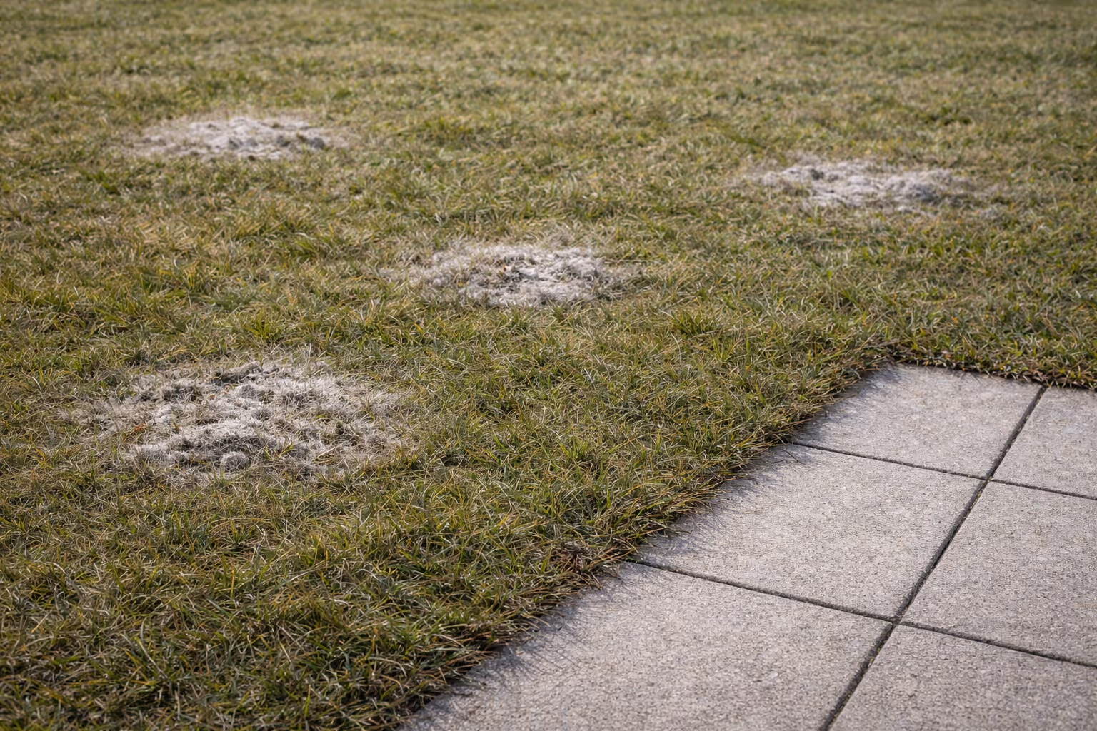 Trawnik z pleśnią pośniegową