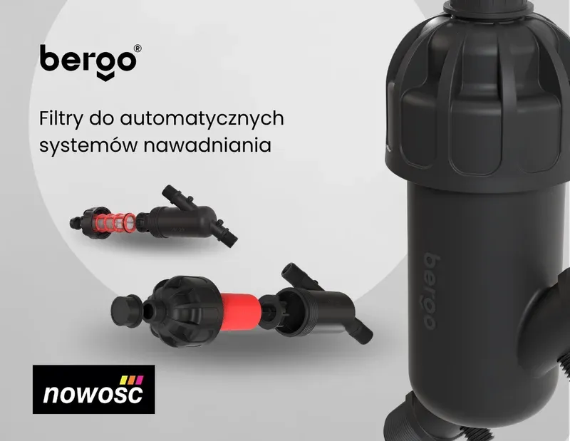 Nowe filtry Bergo do automatycznych systemów nawadniania