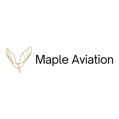 This is the logo of the company MapleAviation