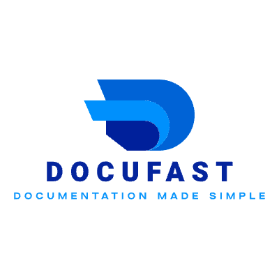This is the logo of the companyDocufastAI