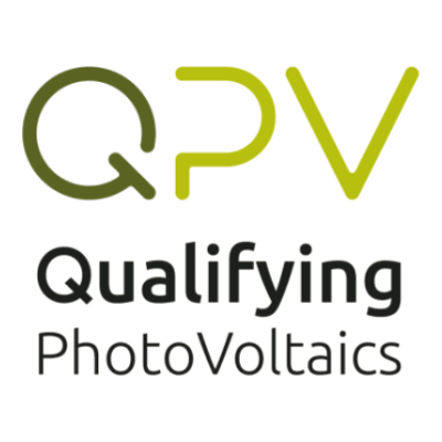 This is the logo of the company Qualifying Photovoltaics