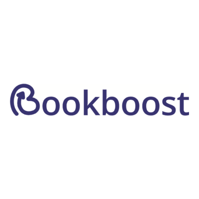This is the logo of the companyBookboost