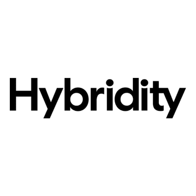 This is the logo of the company Hybridity