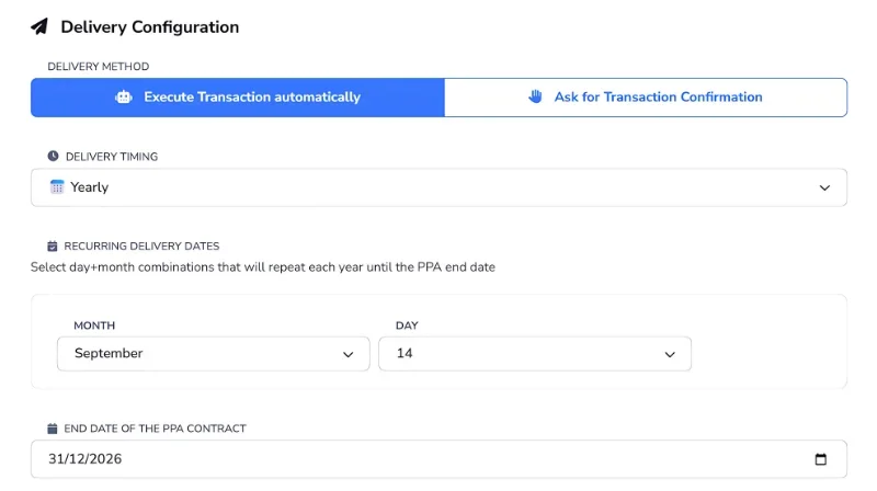 Soldera Feature Spotlight: GO Allocation for PPAs - Demo image