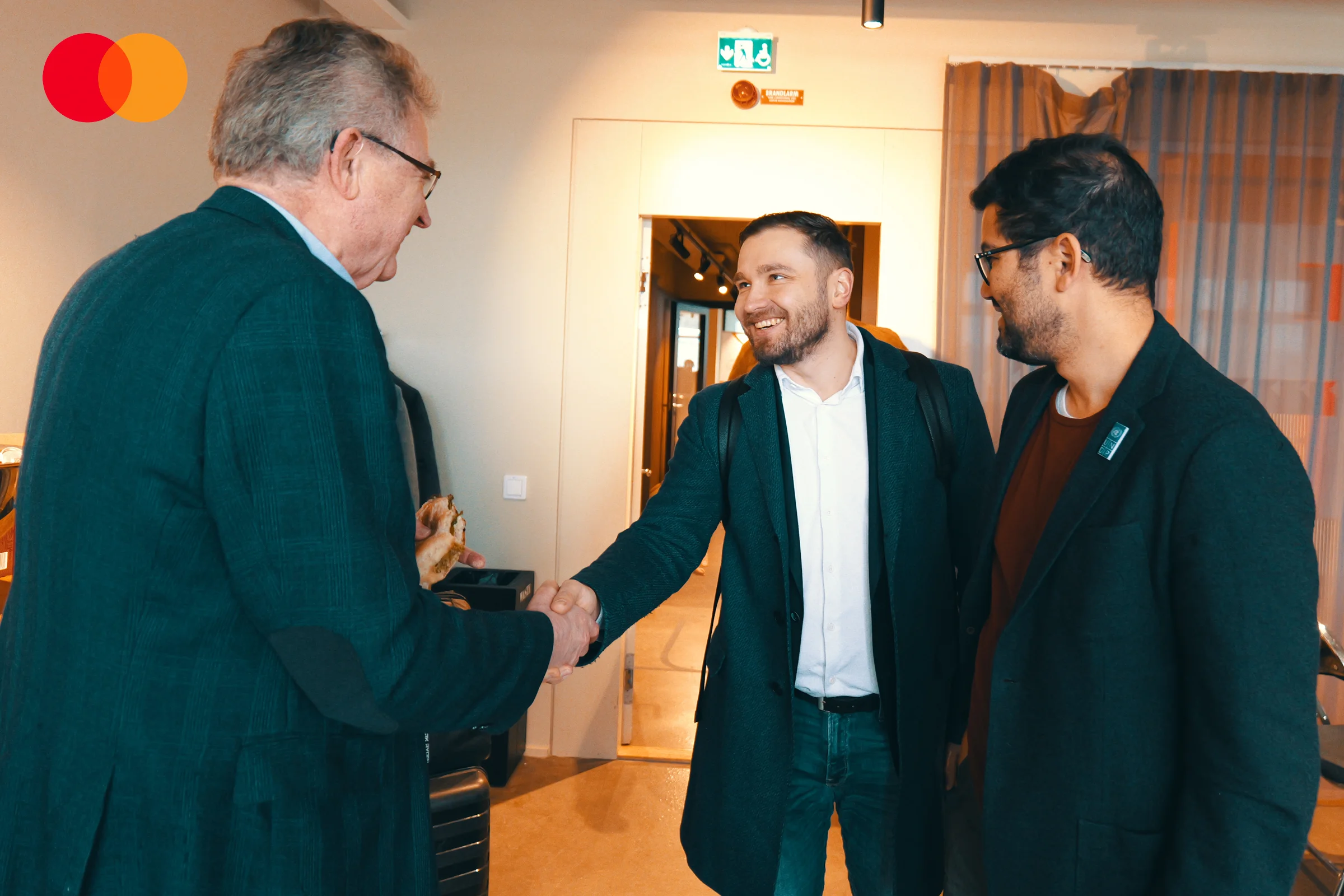 Stenver Jerkku Networking at Mastercard Lighthouse MASSIV