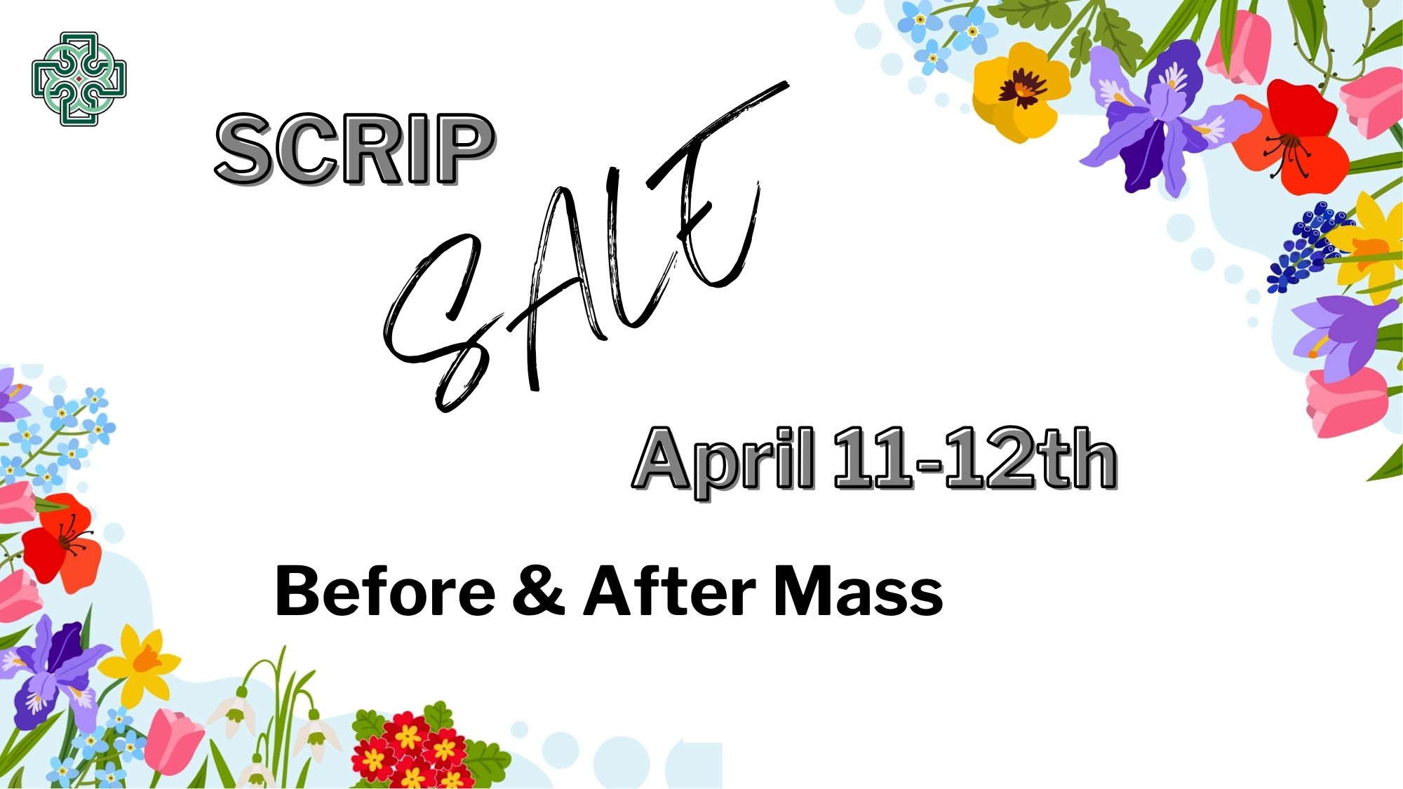 Scrip gift cards, available for purchase at the church, are versatile for gifts, budgeting, or donations, with payment options of cash or check.