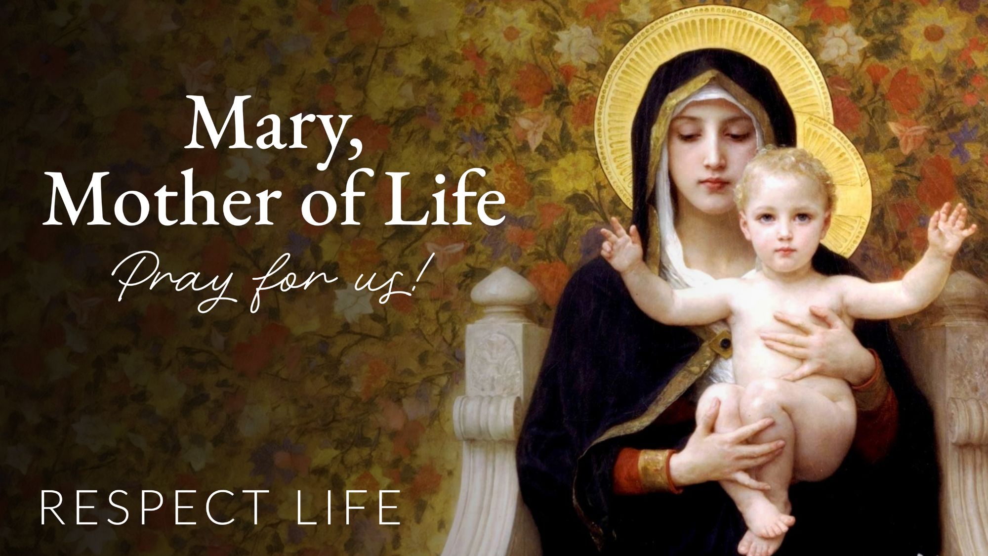 Join us throughout October for Respect Life Month events, including daily Pro-Life Rosary prayers, Rosary Coast to Coast on October 5, and a special blessing for expectant mothers the weekend of October 18–19.