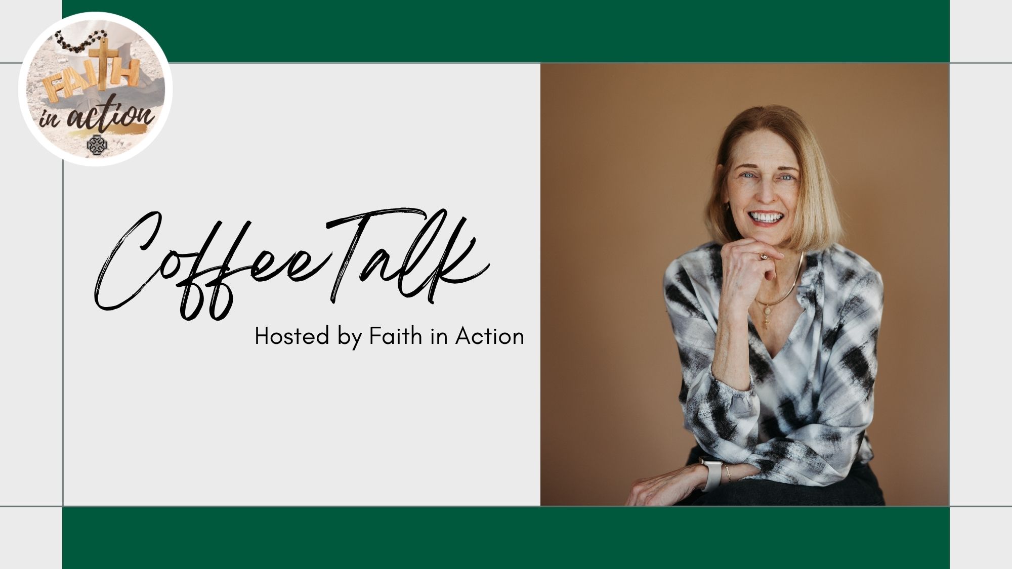 Faith in Action welcomes Dr. Kate Walsh Soucheray for a Coffee Talk on October 11 exploring Pope Leo’s first encyclical, Magnifica Humanitas, and how Catholic Christians can think critically about artificial intelligence while safeguarding human dignity.