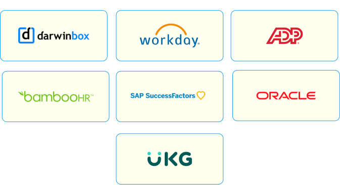 HR and compensation system logos