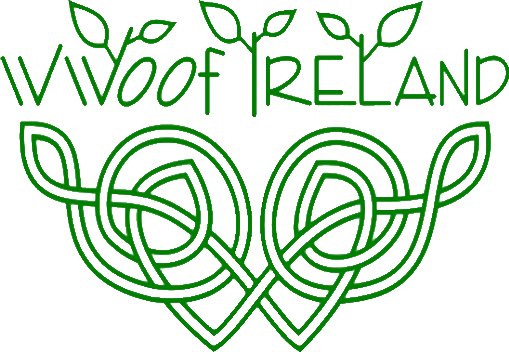 Wwoof logo that reads 'WWOOF Ireland'