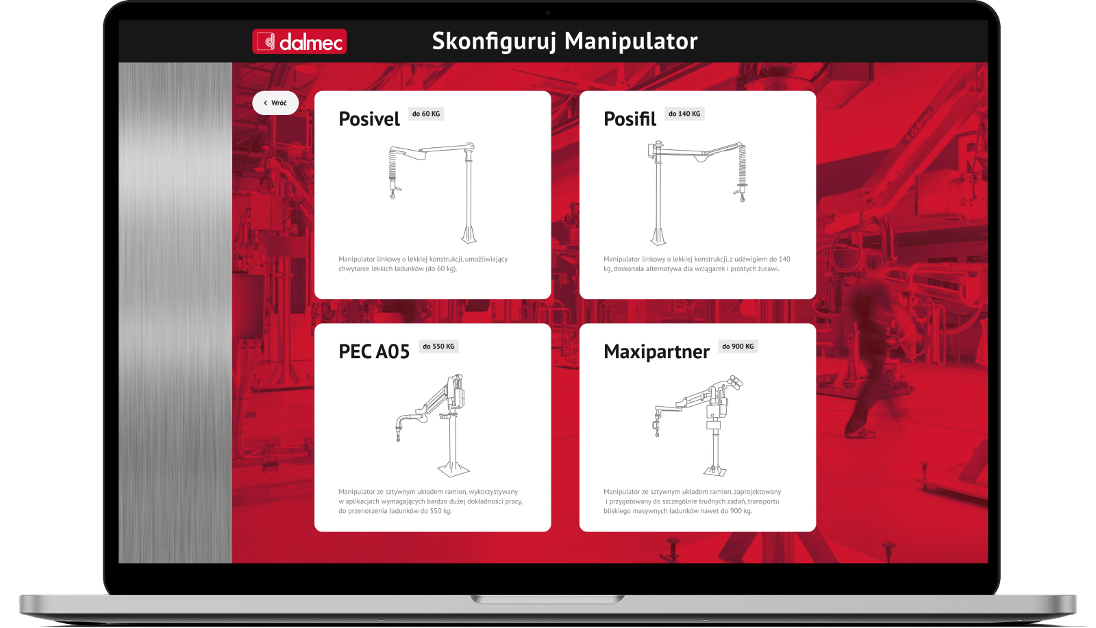 Widok realizacji  dla VOX