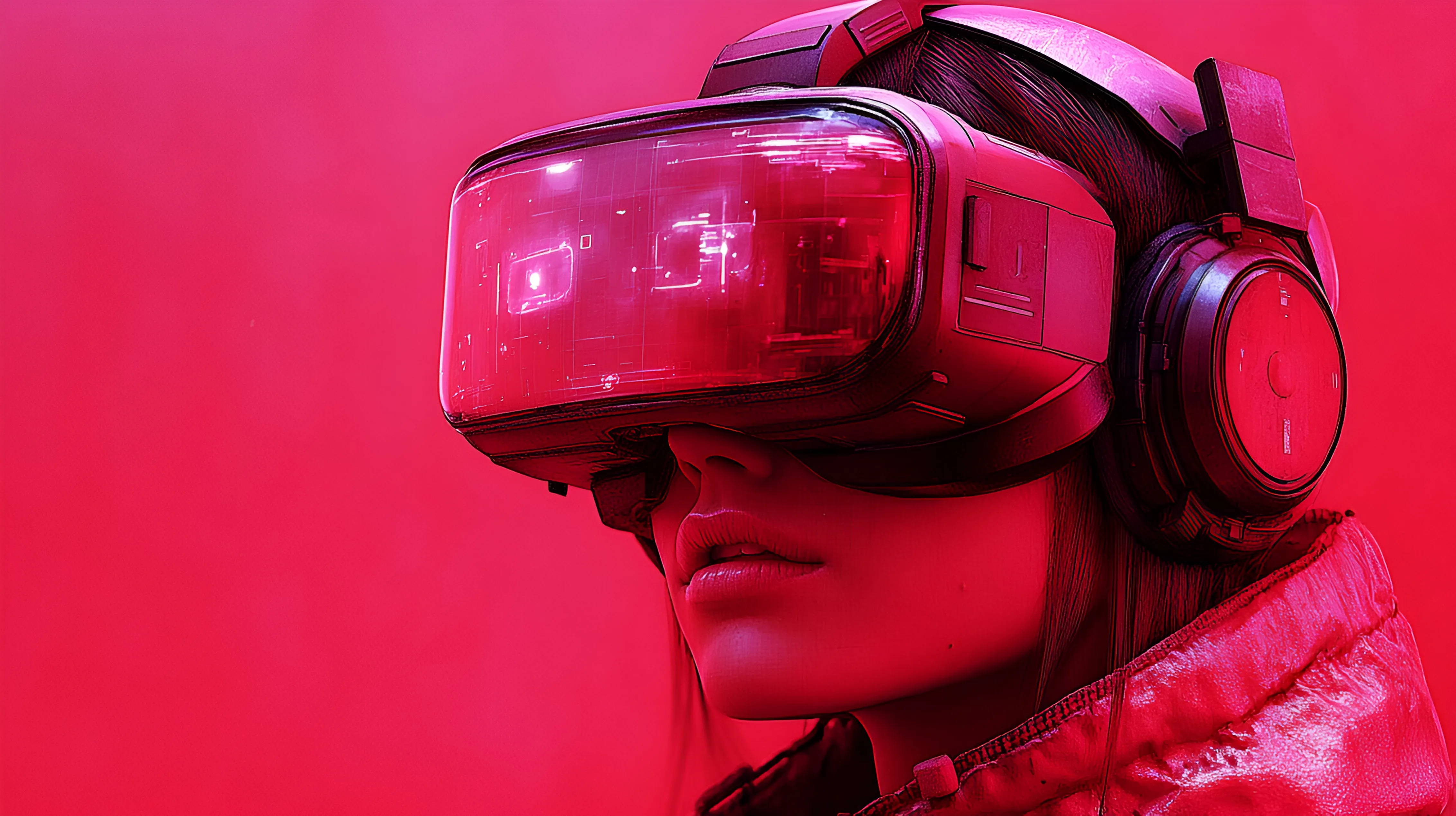 Osoba w okularach VR