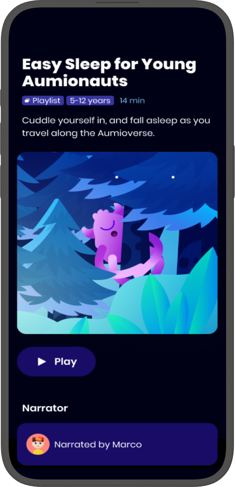 Aumio App – sleep story