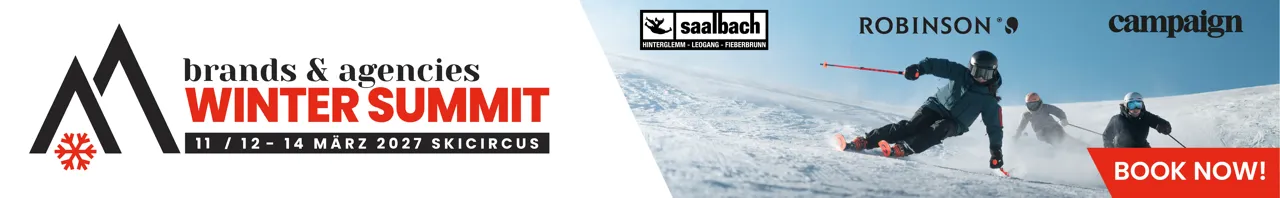 Eventbanner für die brands & agencies WINTER SUMMIT