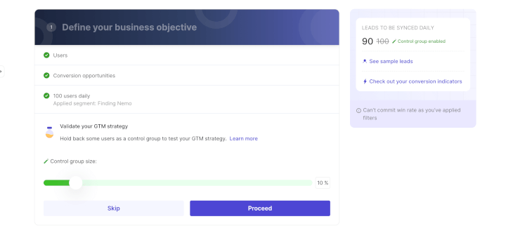 Sync your product qualified pipeline into your GTM destinations 